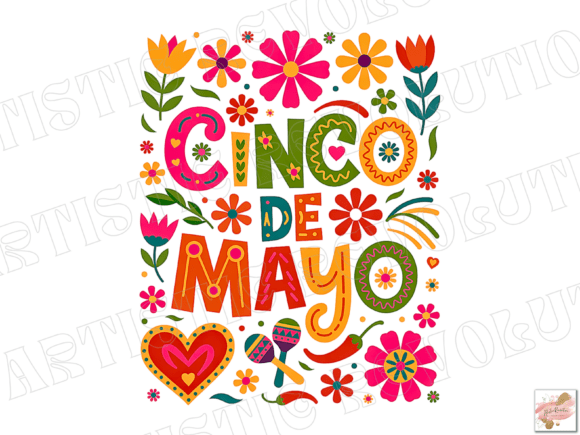 Download Cinco De Mayo Boho Floral Mexican Design - Mexican Collection
